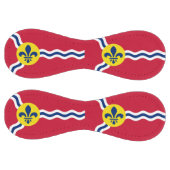 Balle De Softball Softball patriotique avec drapeau de Saint-Louis (Panneaux)