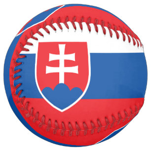 Balle De Softball Softball patriotique avec drapeau de Slovaquie