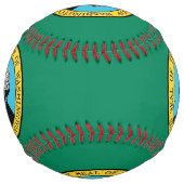 Balle De Softball Softball patriotique avec drapeau de Washington, É (Dos)
