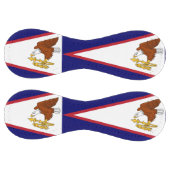 Balle De Softball Softball patriotique avec drapeau des Samoa améric (Panneaux)