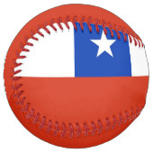 Balle De Softball Softball patriotique avec drapeau du Chili (Devant gauche)