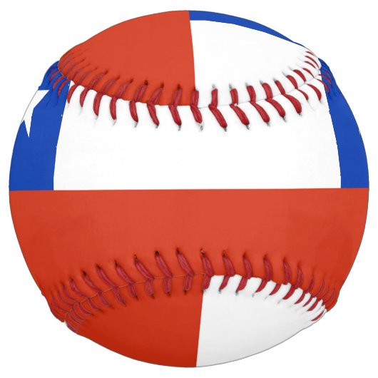 Balle De Softball Softball patriotique avec drapeau du Chili (Dos)