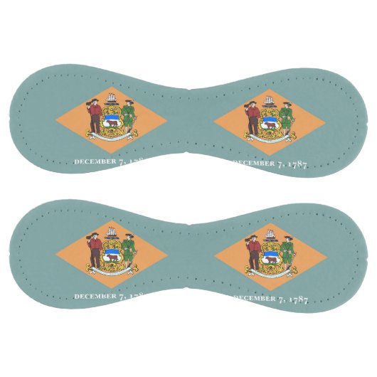 Balle De Softball Softball patriotique avec drapeau du Delaware, USA (Panneaux)