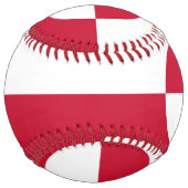 Balle De Softball Softball patriotique avec drapeau du Groenland (Dos)