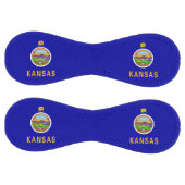 Balle De Softball Softball patriotique avec drapeau du Kansas, USA (Panneaux)