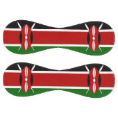 Balle De Softball Softball patriotique avec drapeau du Kenya (Panneaux)