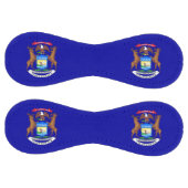 Balle De Softball Softball patriotique avec drapeau du Michigan, USA (Panneaux)