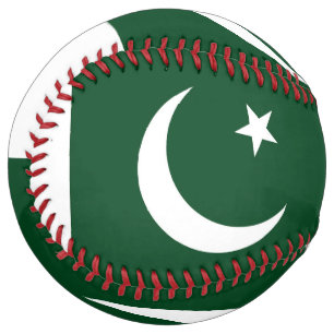 Balle De Softball Softball patriotique avec drapeau du Pakistan
