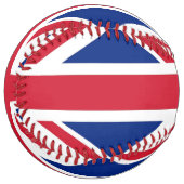 Balle De Softball Softball patriotique avec drapeau du Royaume-Uni (Devant gauche)