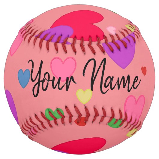 Balle De Softball Softball personnalisé par HAMbyWG (Devant)