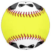 Balle De Softball Softball personnalisé pour garçon d'honneur – Text (Dos)