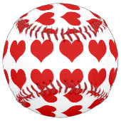 Balle De Softball Softball Red Hearts (Dos)
