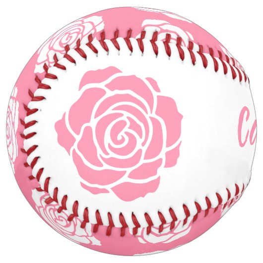 Balle De Softball Softball Rose (Devant gauche)