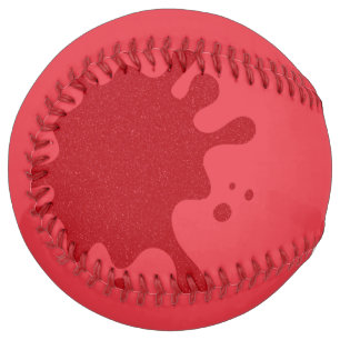Balle De Softball Softball Splash de peinture rouge tomate – Personn