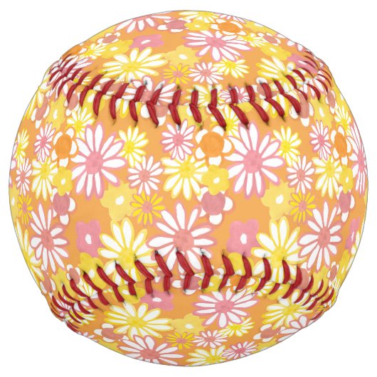 Balle De Softball Softball Summer Daisy (Devant)