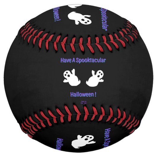Balle De Softball Spooktacular Ghosts Softball (Devant)