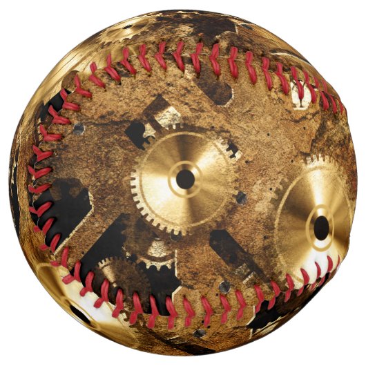 Balle De Softball Steampunk (Devant gauche)