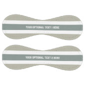 Balle De Softball Stripes Motif texte personnalisé softball (Panneaux)