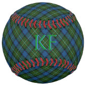 Balle De Softball Tartan officiel Fergusson avec monogramme / nom (Dos)