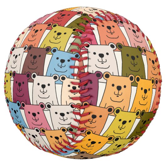 Balle De Softball Teddy Bear (Incliné)