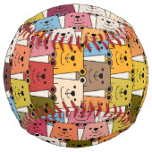 Balle De Softball Teddy Bear (Devant)