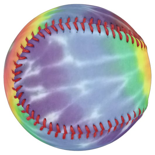 Balle De Softball teinture à cravate de softball conçu spirale arc-e (Devant gauche)