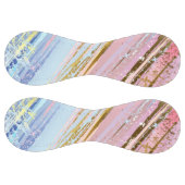 Balle De Softball Textured Pink Background (Panneaux)