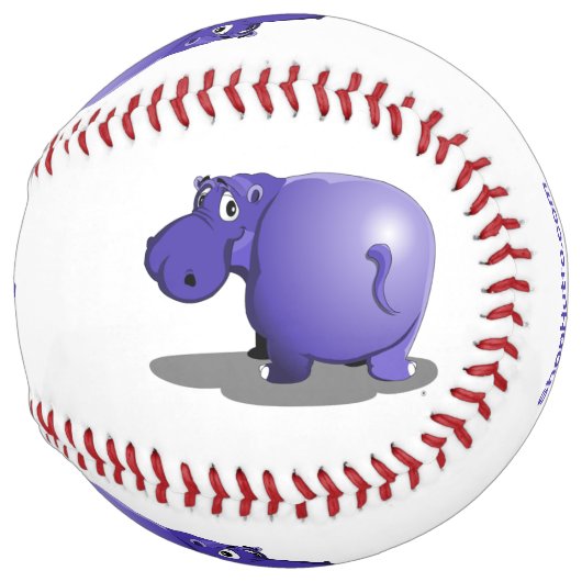 Balle De Softball The Purple Hippo Softball (Devant droit)