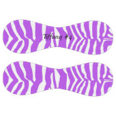 Balle De Softball Tigre violet blanc rayures softball (Panneaux)