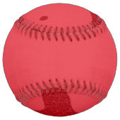 Balle De Softball Tomato Red Patterned Custom Softball (Dos)