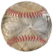 Balle De Softball Tons Terre Abstrait Art fractal moderne Texture (Devant)
