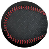 Balle De Softball Tough Black Diamond Plate Motif Softball (Devant gauche)