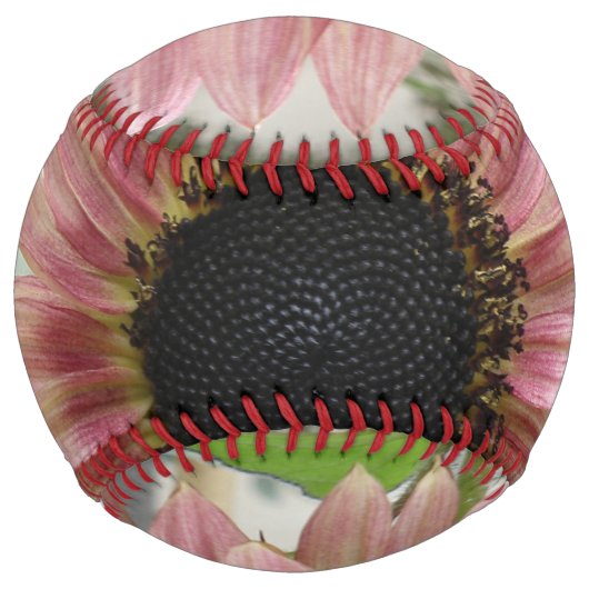 Balle De Softball Tournesol rose pâle (Devant)