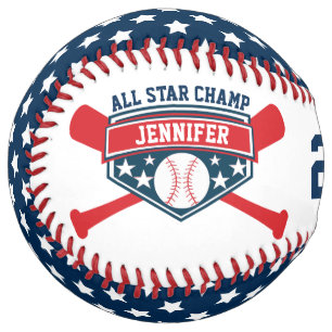 Balle De Softball Tous les Champ d'étoile Personnaliser