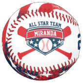Balle De Softball Toutes les étoiles de l'équipe (Devant gauche)