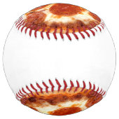 Balle De Softball tranche de pizza pepperoni classique de SlipperyJo (Dos)