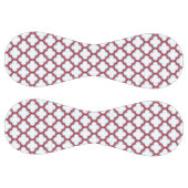 Balle De Softball Trellis blanc et rouge, treillis, Quatrefoil (Panneaux)