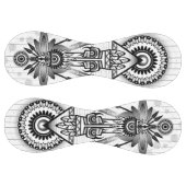 Balle De Softball Tribal autochtone Abstrait (Panneaux)