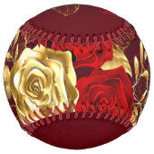 Balle De Softball Trois Roses de bijoux (Dos)