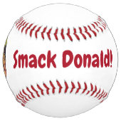 Balle De Softball Trump trompé (Devant)