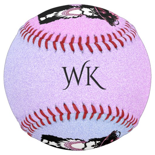 Balle De Softball Un Chien Chien Robe (Devant)