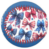 Balle De Softball USA Field Day Bows (customize) (Devant gauche)