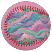 Balle De Softball Vagues de Sirène (personnalisées) (Devant gauche)