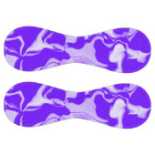 Balle De Softball Vagues violettes et blanches (Panneaux)