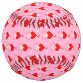 Balle De Softball Valentines Jour Amour Coeur Axolotl (Dos)