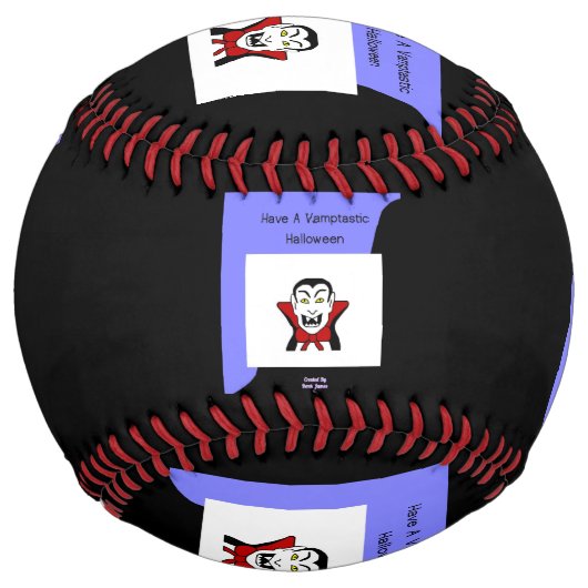 Balle De Softball Vamptastic Halloween Softball (Devant)