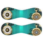 Balle De Softball Veille bijoux Steampunk sur un Arrière - plan vert (Panneaux)