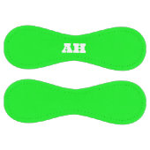 Balle De Softball Vert néon Élégant Monogramme de couleur initiale C (Panneaux)