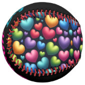 Balle De Softball Vibrant Love (personalized) (Devant gauche)