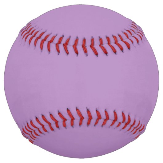 Balle De Softball violette africaine (uni) (Devant)